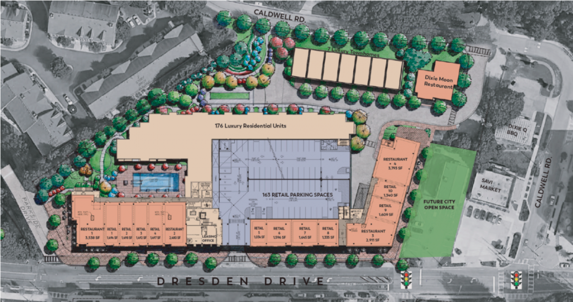 Terwilliger Pappas Breaks Ground on Mixed-Use Development in Brookhaven,  Georgia - REBusinessOnline