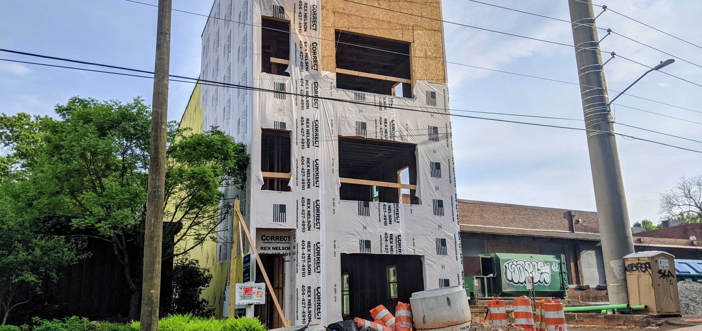 In Decatur, slim condo project is squeezing into tight lot Urbanize