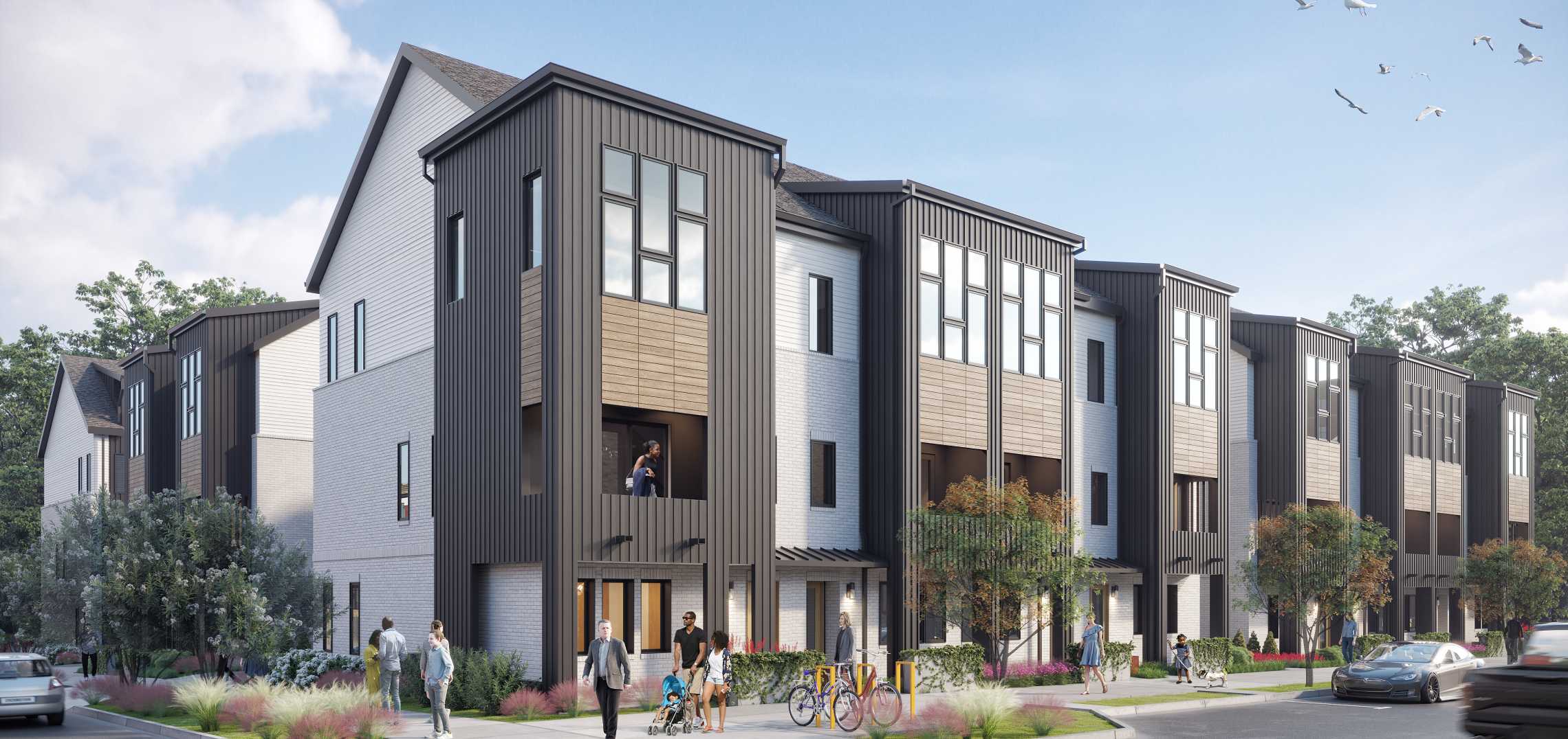 First look 20 townhomes to complete East Lake's new commercial village