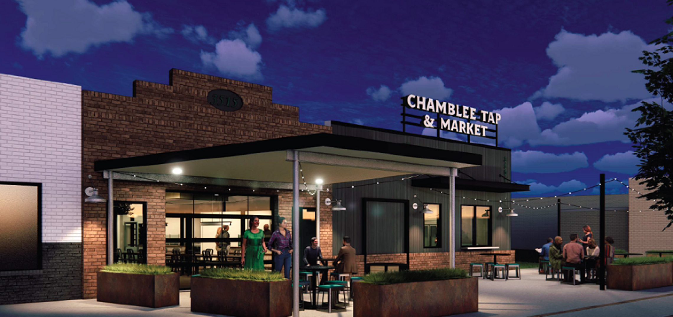 Fresh renderings: Unique F&B concept bound for downtown Chamblee ...