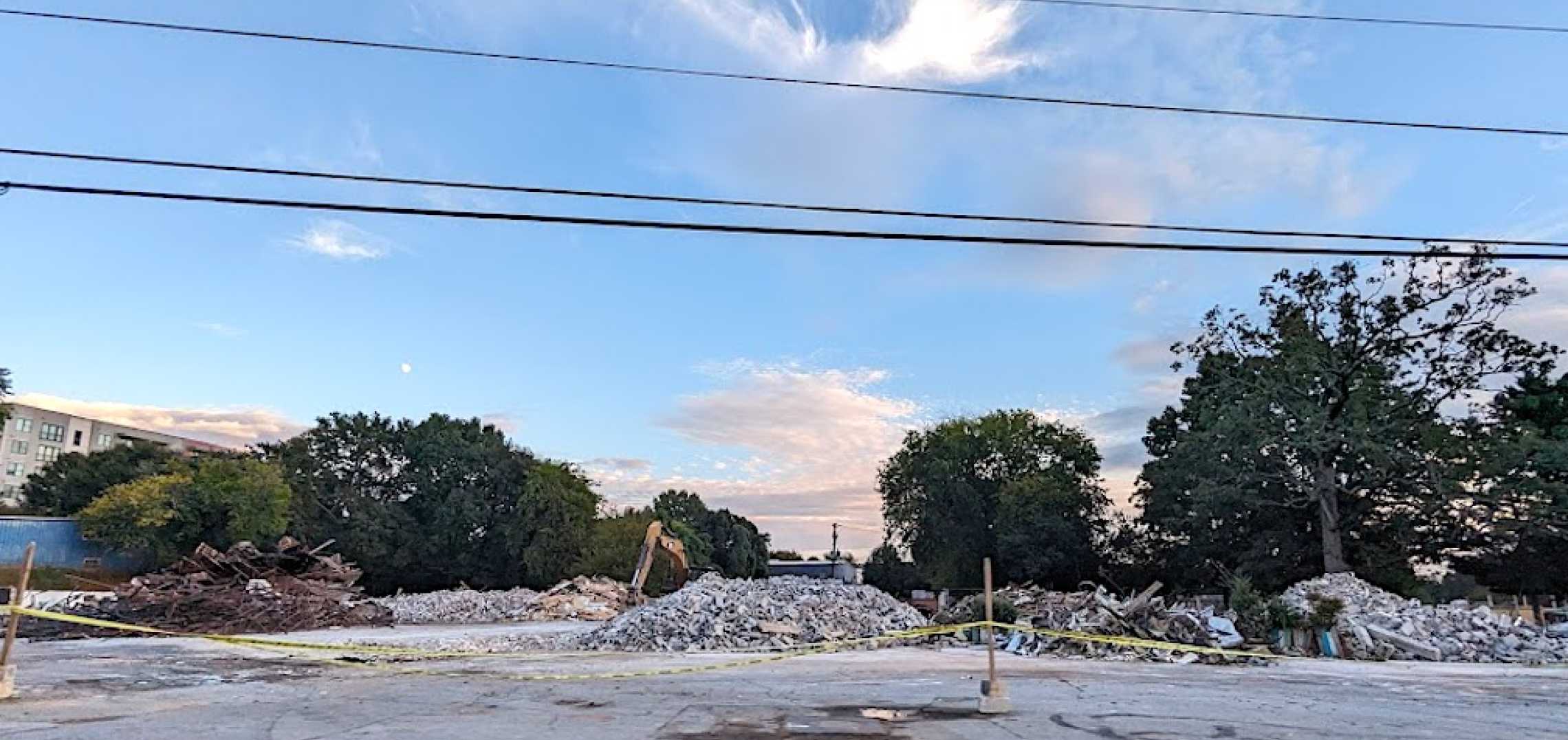 Images: Decatur block bulldozed for large-scale project near transit ...