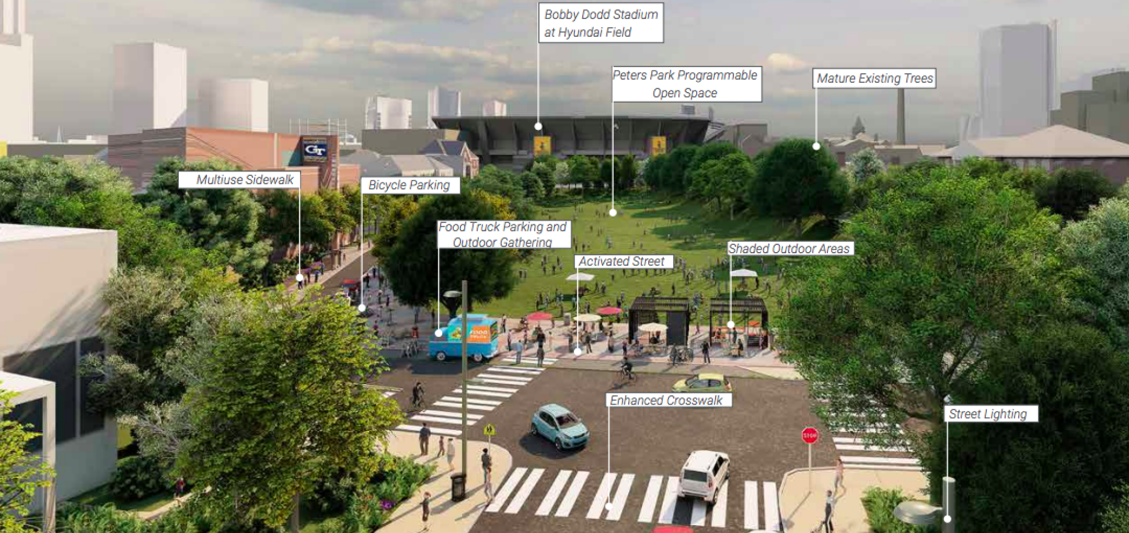 Georgia Tech takes step to make campus core car-free, boost parks ...