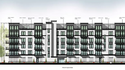 A rendering of condos planned for a section of the Atlanta Beltline in Reynoldstown. 