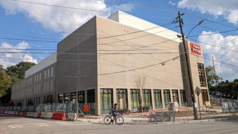 Two low-rise commercial buildings were demolished at the site last year
