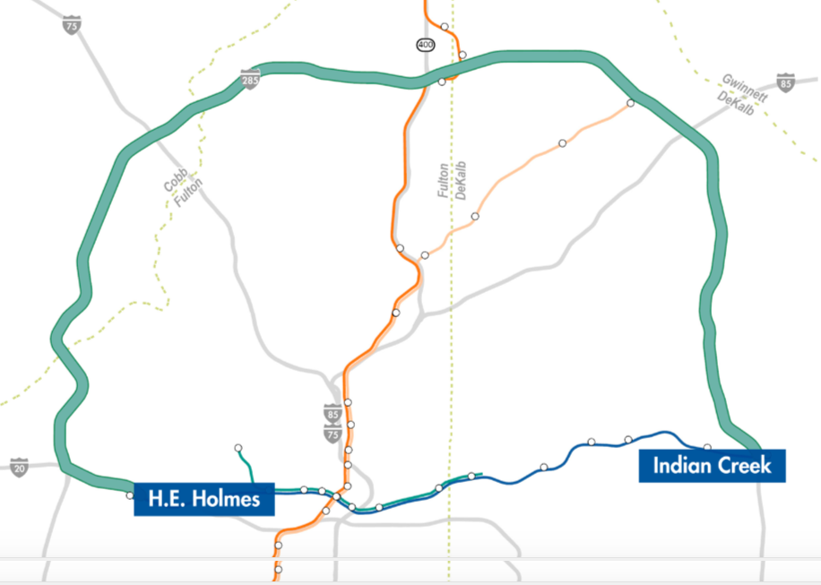 I-285 Express Lanes transit project shows signs of life
