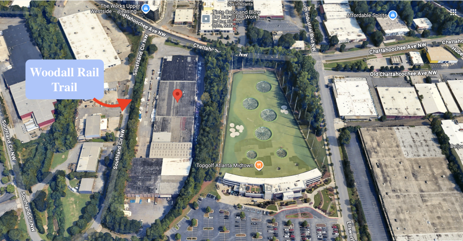 Large mix of housing pitched next to Topgolf Atlanta, new trail