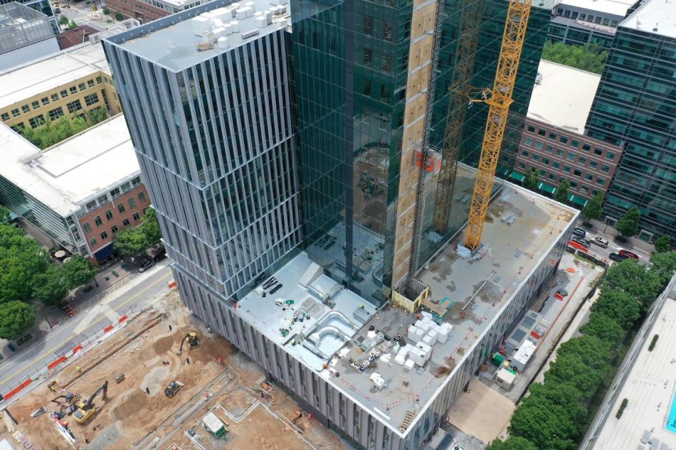 Images: How Georgia Tech high-rise is slotting into Midtown skyline, streets
