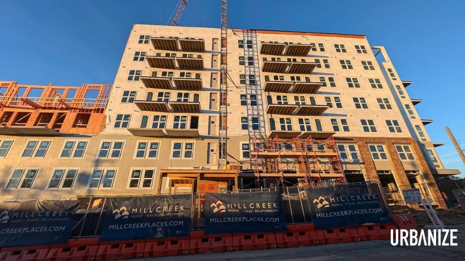 Images: English Avenue project with nearly 400 units tops out