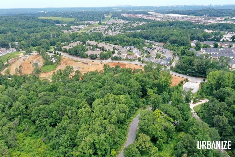 Beside Atlanta’s largest park, more than 130 new homes underway