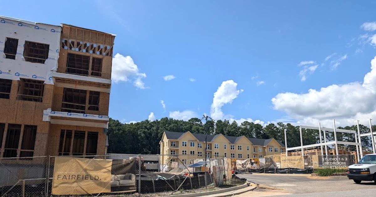Images: In Sandy Springs, dead shopping center’s replacement rises