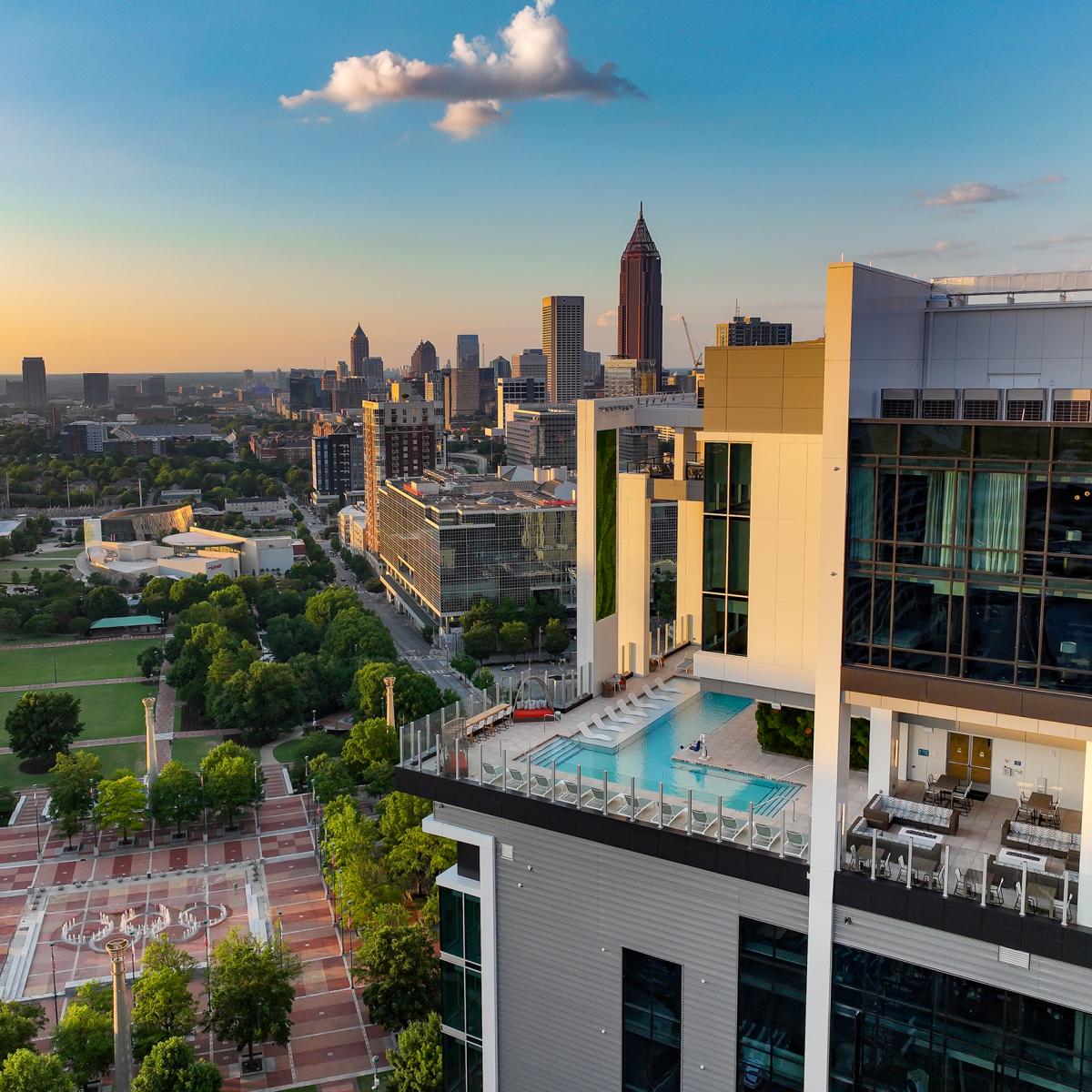 Photos: Margaritaville, Club Wyndham tower is open for business downtown |  Urbanize Atlanta