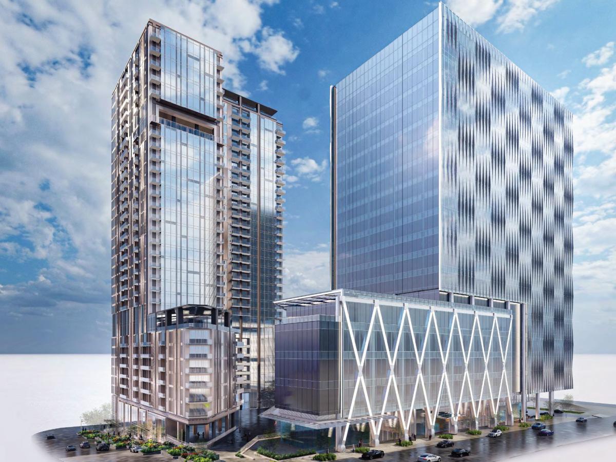 UPDATE: 26-story tower, 465 apartments unveiled for Midtown