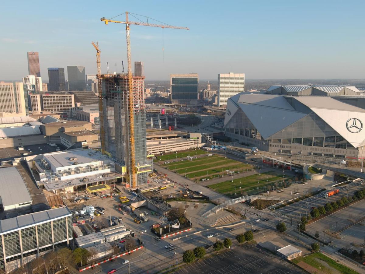 How Atlanta's Mercedes-Benz Stadium helps combat the city's flood